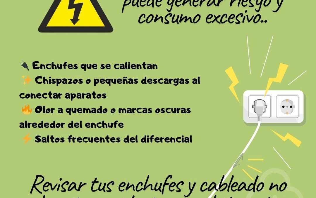 Señales de alerta en enchufes: cómo detectar riesgos eléctricos y evitar consumo innecesario
