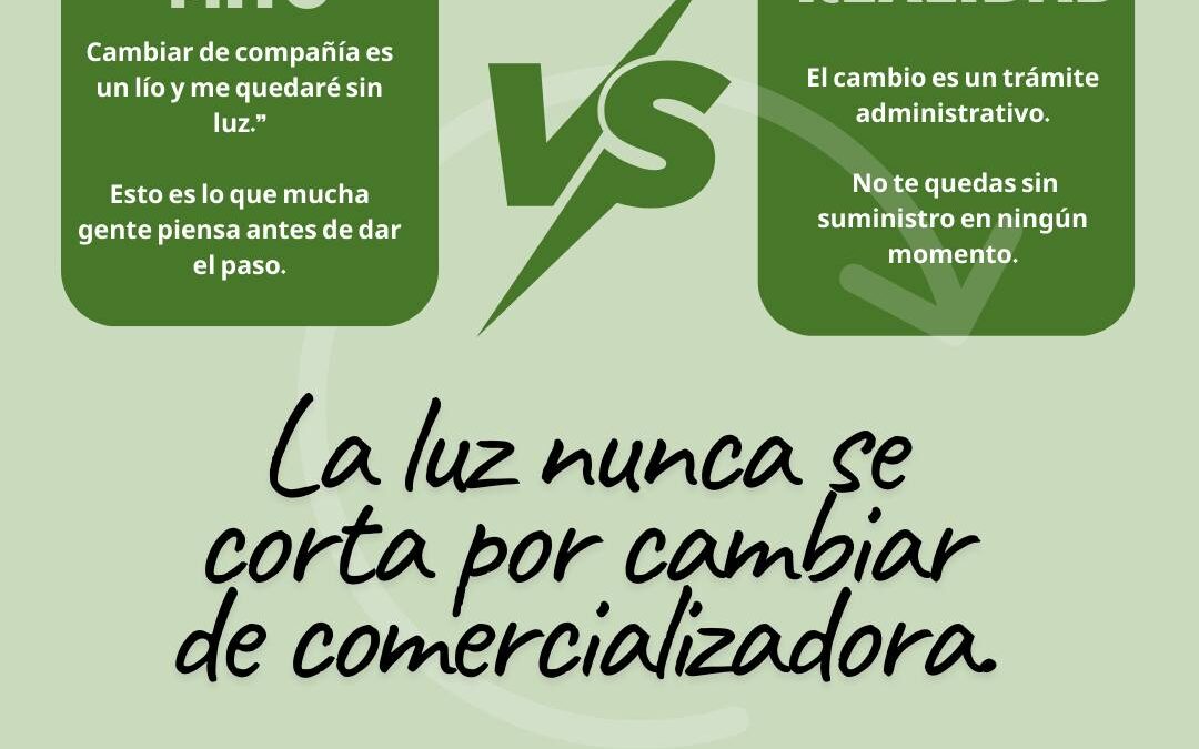 Cambiar de compañía de luz sin quedarte sin suministro: mito vs realidad (y cómo te lo gestiona Electrical Solutions)